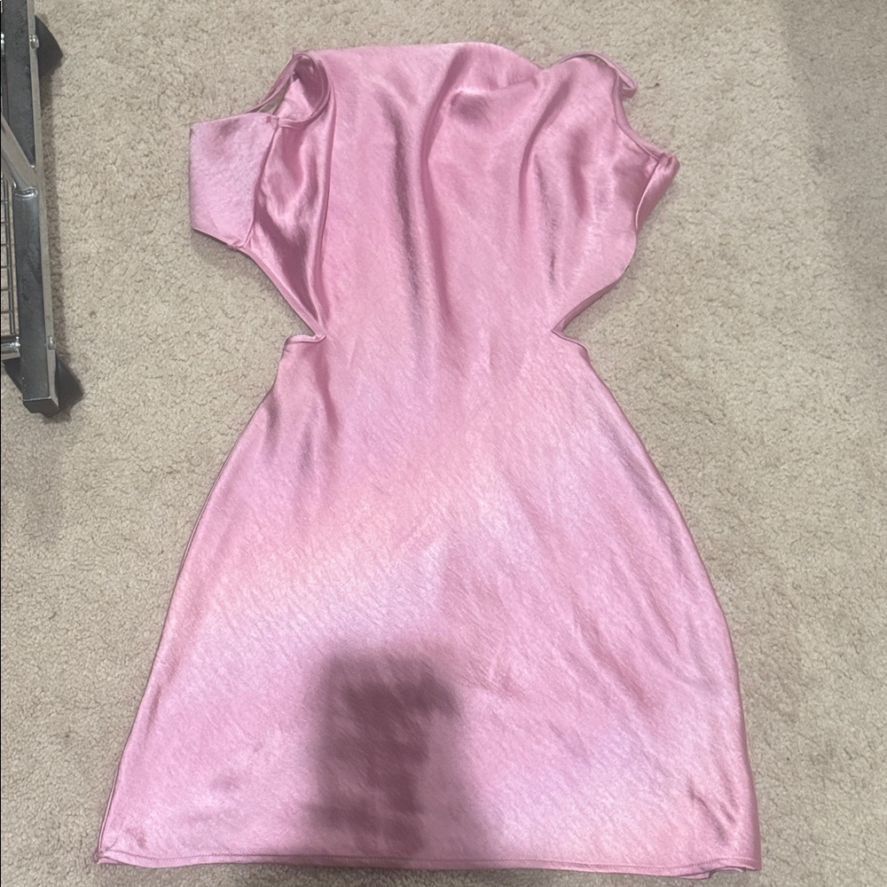 Forever 21 One Shoulder Pink Dress